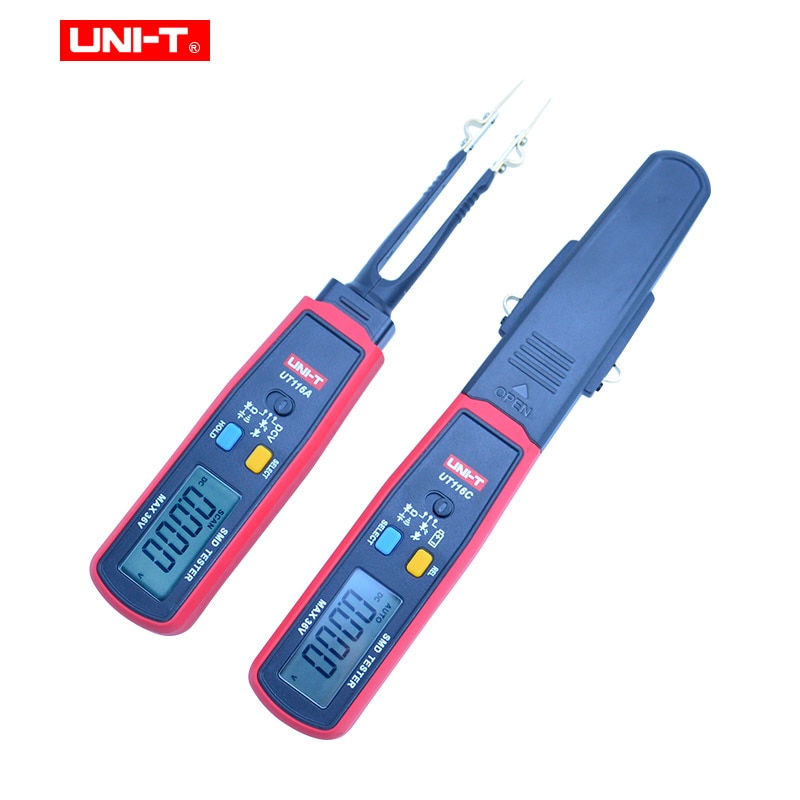 UNI-T SMD tester UT116A UT116C professional rotatable and with tweezer High precision Resistor-capacitor tester with clip - Image 3