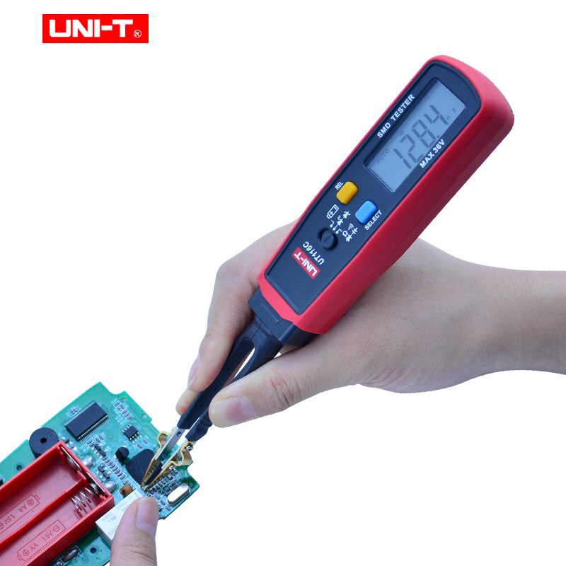 UNI-T SMD tester UT116A UT116C professional rotatable and with tweezer High precision Resistor-capacitor tester with clip - Image 4
