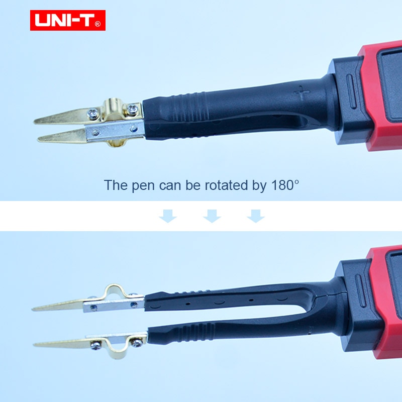 UNI-T SMD tester UT116A UT116C professional rotatable and with tweezer High precision Resistor-capacitor tester with clip - Image 5