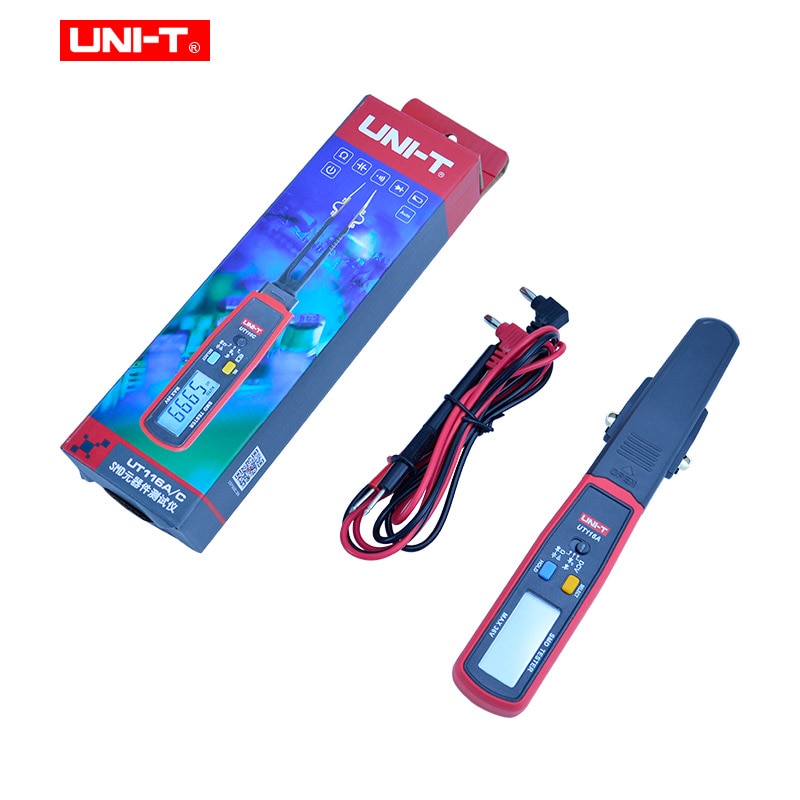 UNI-T SMD tester UT116A UT116C professional rotatable and with tweezer High precision Resistor-capacitor tester with clip - Image 6