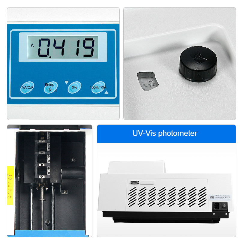 UV-visible Spectro photometer 752N Precision Wavelength 200-1000nm LCD Display Spectrometer - Image 4