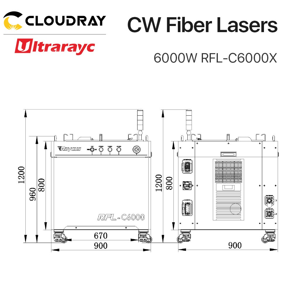 Ultrarayc Original Raycus 1064nm Fiber Laser Power Source Multi-Module 4000-15000W CW Fiber Lasers for Cutting Welding Machine - Image 5