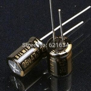 [VK]50PCS ELNA 47uF 25V SILMIC II RFS Audio Capacitor NEW Hi-Fi caps free shipping