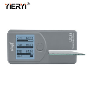 Yieryi LS163 Transmission Meter Portable UV IR Visible Light Measurement Spectrometers with Backlight for Glass PC Material