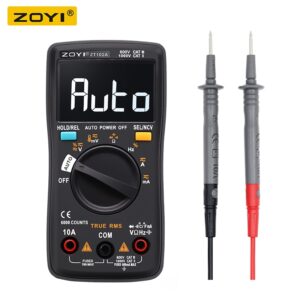 ZT102A Digital Multimeter 6000 counts Auto 113D Back light AC/DC Voltmeter transistor tester Frequency Diode Temperature