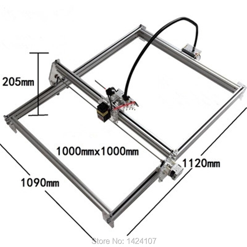 diy mini laser engraving machine ,15w laser cutter metal marking machine support english software work size 1*1m laser engraver - Image 4