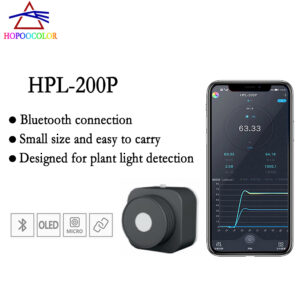 hopoocolor HPL-200P 400-700nm grow light ppfd tester plant lamp par meter plant photosynthetic photon flux density meter