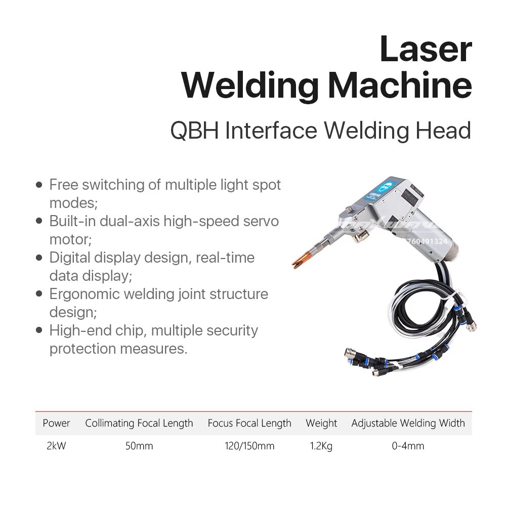 portable hand held raycus 1500w metal fiber laser weld laser welding machine price - Image 6